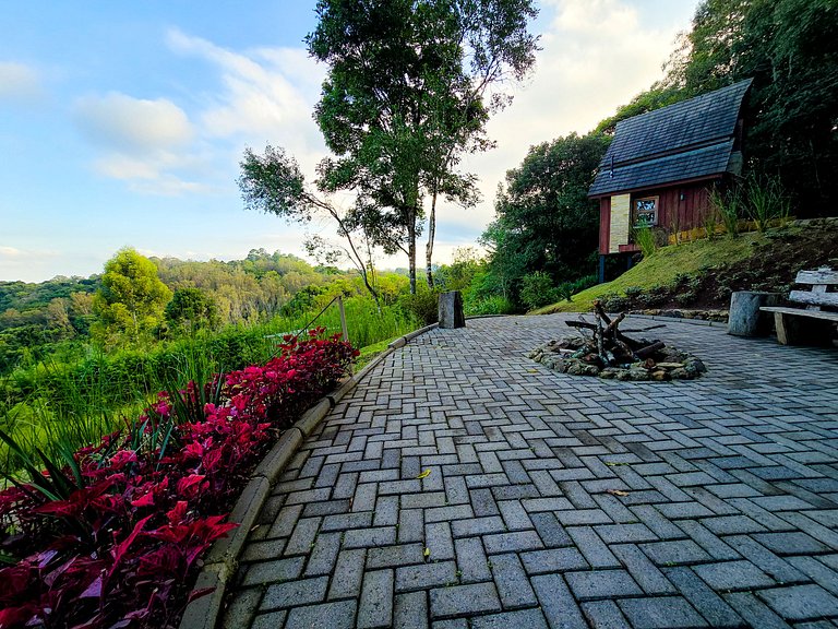 Cabana da Fada com vista espetacular Gramado