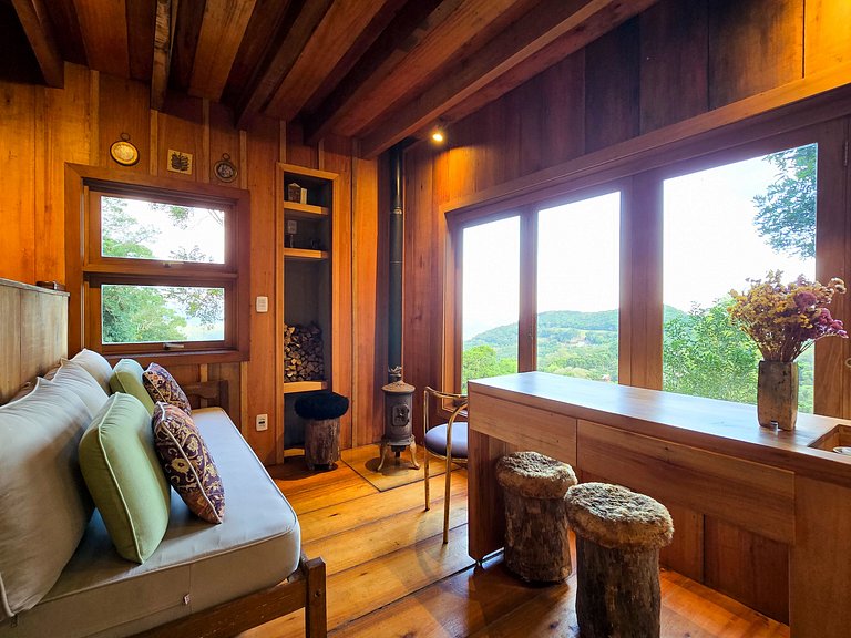 Cabana da Fada com vista espetacular Gramado