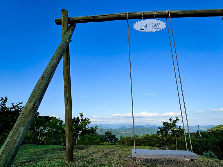 Cabana da Fada com vista espetacular Gramado