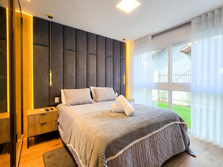 Duas suítes com piscina e requinte em Gramado