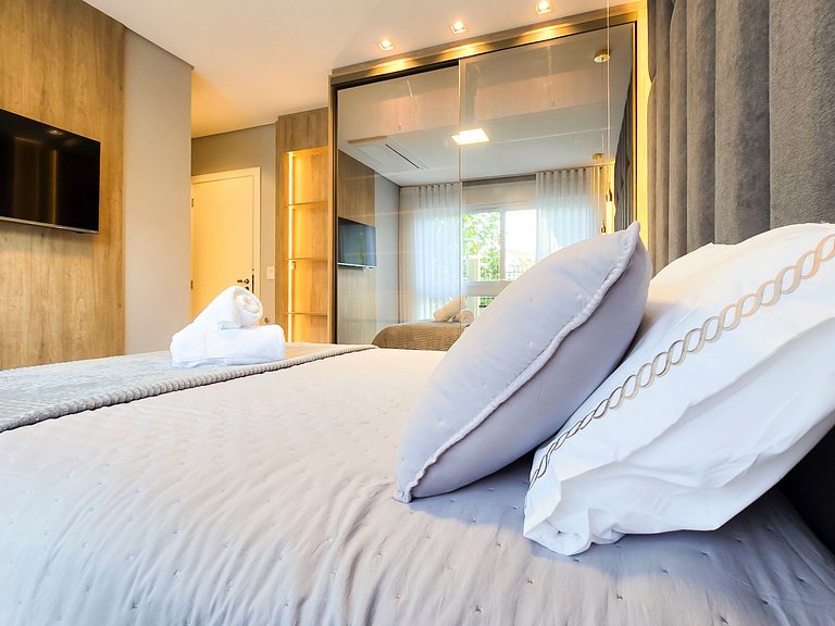 Duas suítes com piscina e requinte em Gramado